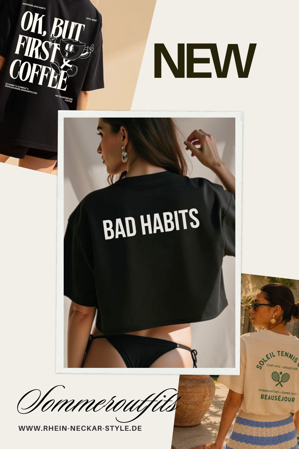 Tennis Sweatshirt | Bio-Baumwolle Premium | Beauséjour®