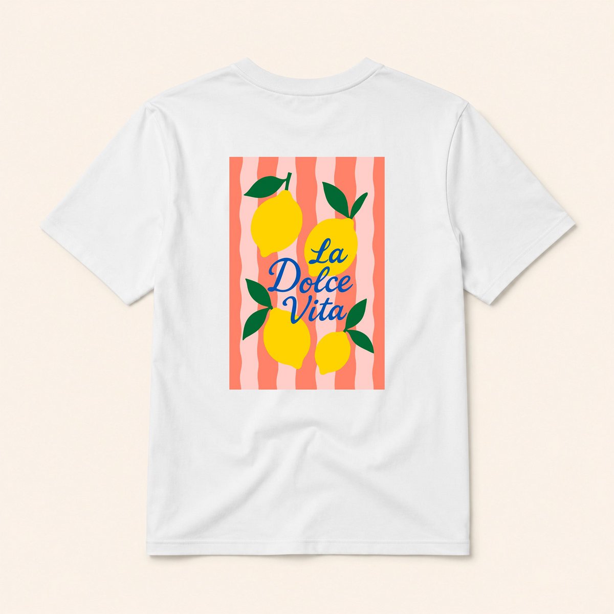 La Dolce Vita Citron T-Shirt | Bio-Baumwolle | Beauséjour®