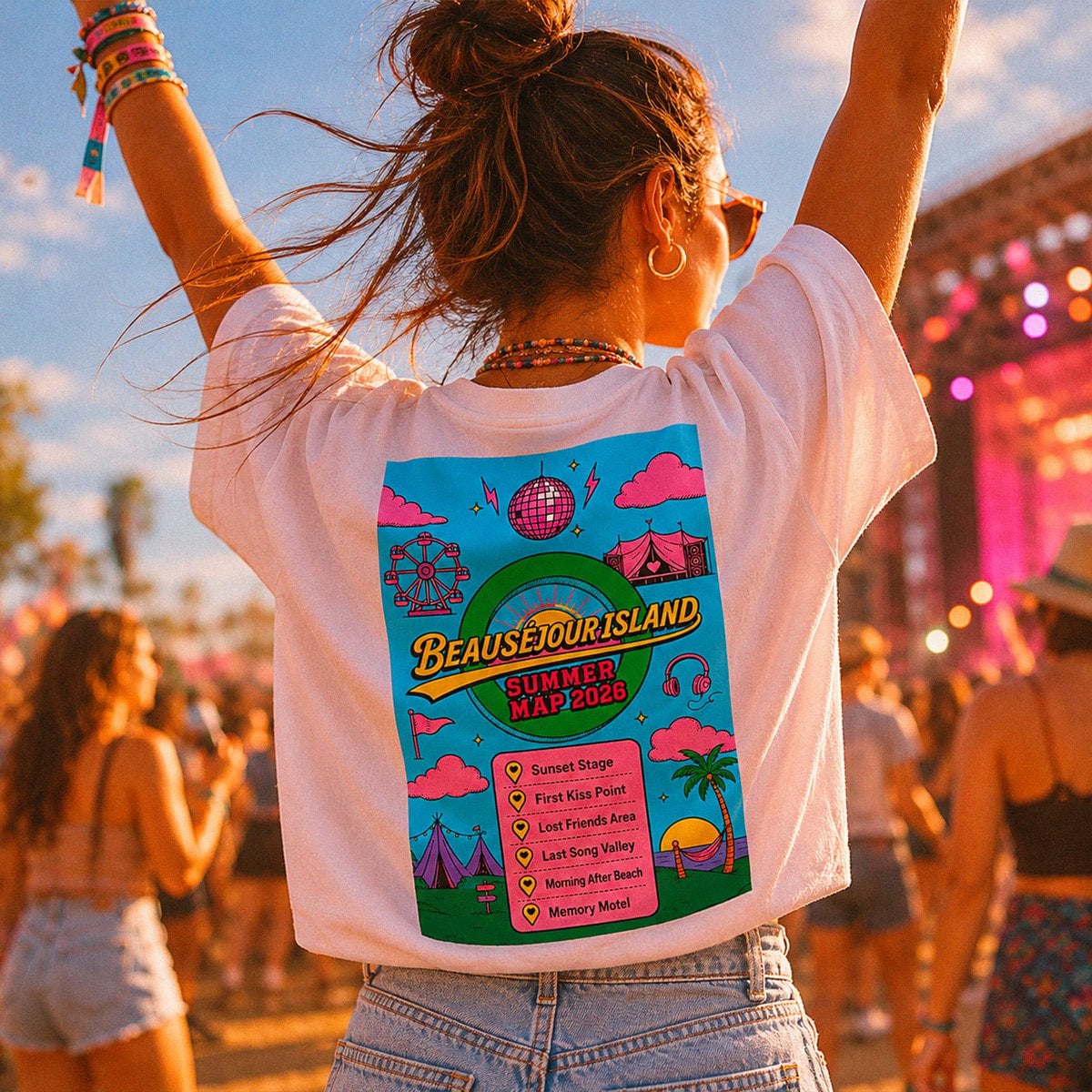 T-shirt Boxy Summer Map 2026