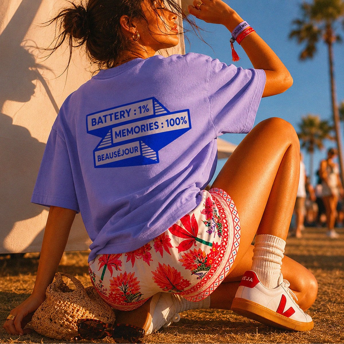 100 % Erinnerungen Boxy T-Shirt | Oversized Premium | Beauséjour®