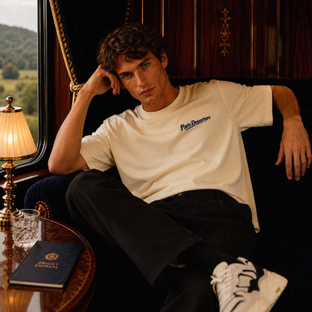 Paris Departure Boxy T-Shirt | Bio-Baumwolle | Beauséjour®
