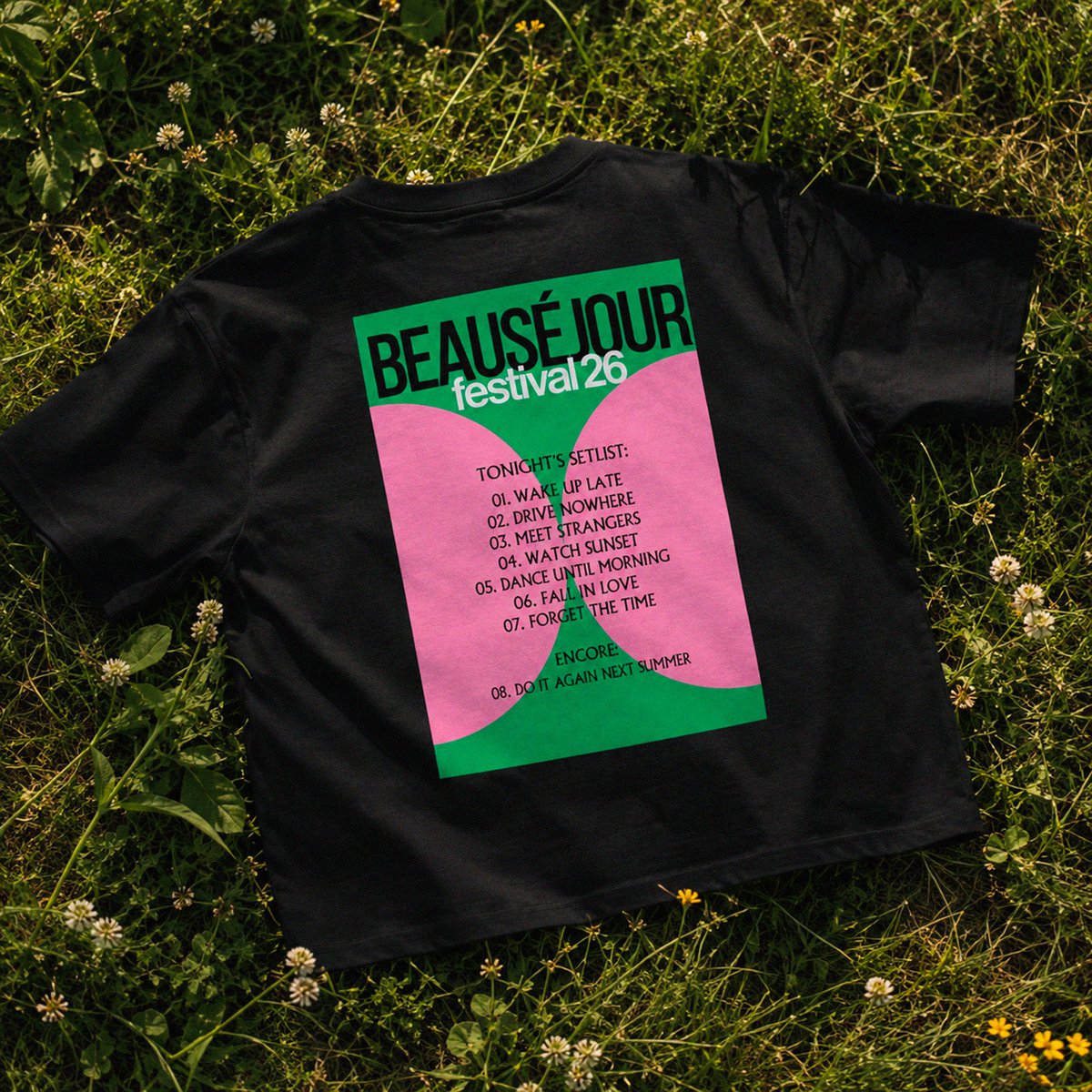 Tonight's Setlist Boxy T-Shirt | Beauséjour® | Oversized