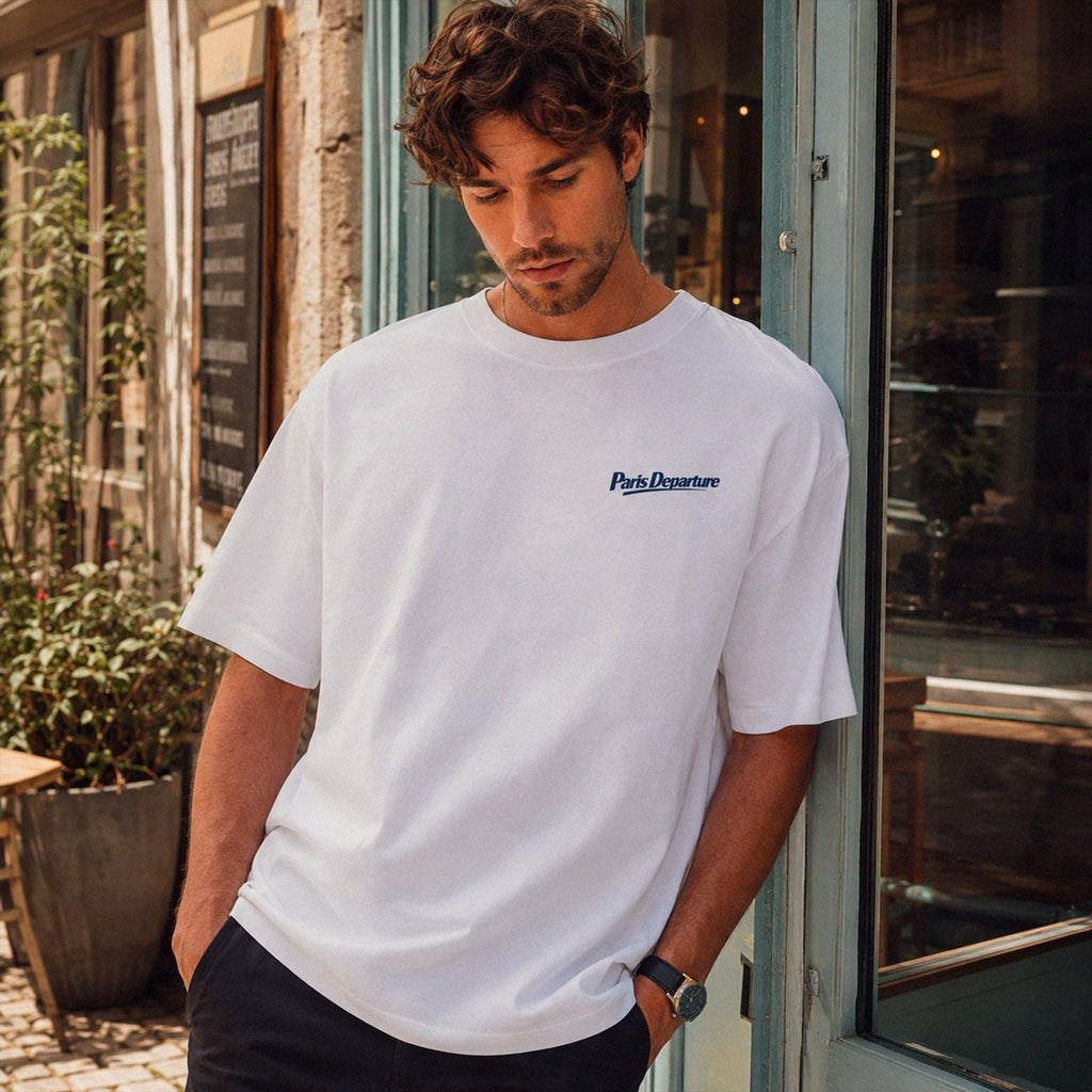 Paris Departure Boxy T-Shirt | Bio-Baumwolle | Beauséjour®