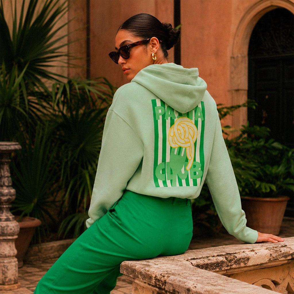 Pasta Club Hoodie Aloe | Bio-Baumwolle Premium | Beauséjour®
