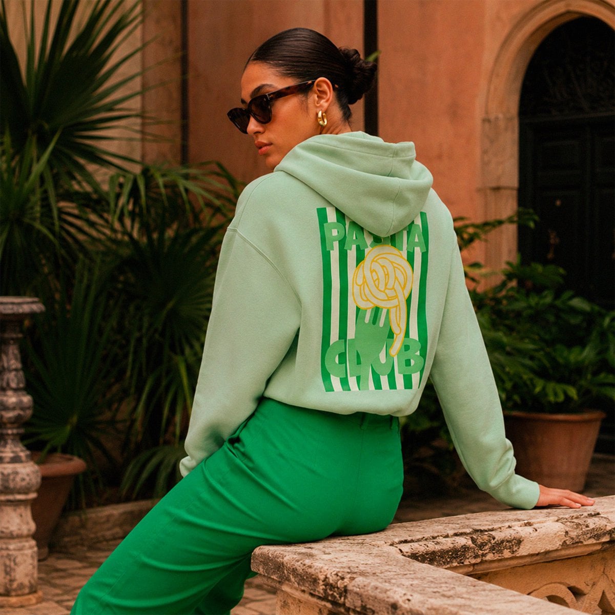 Pasta Club Hoodie Aloe | Bio-Baumwolle Premium | Beauséjour®