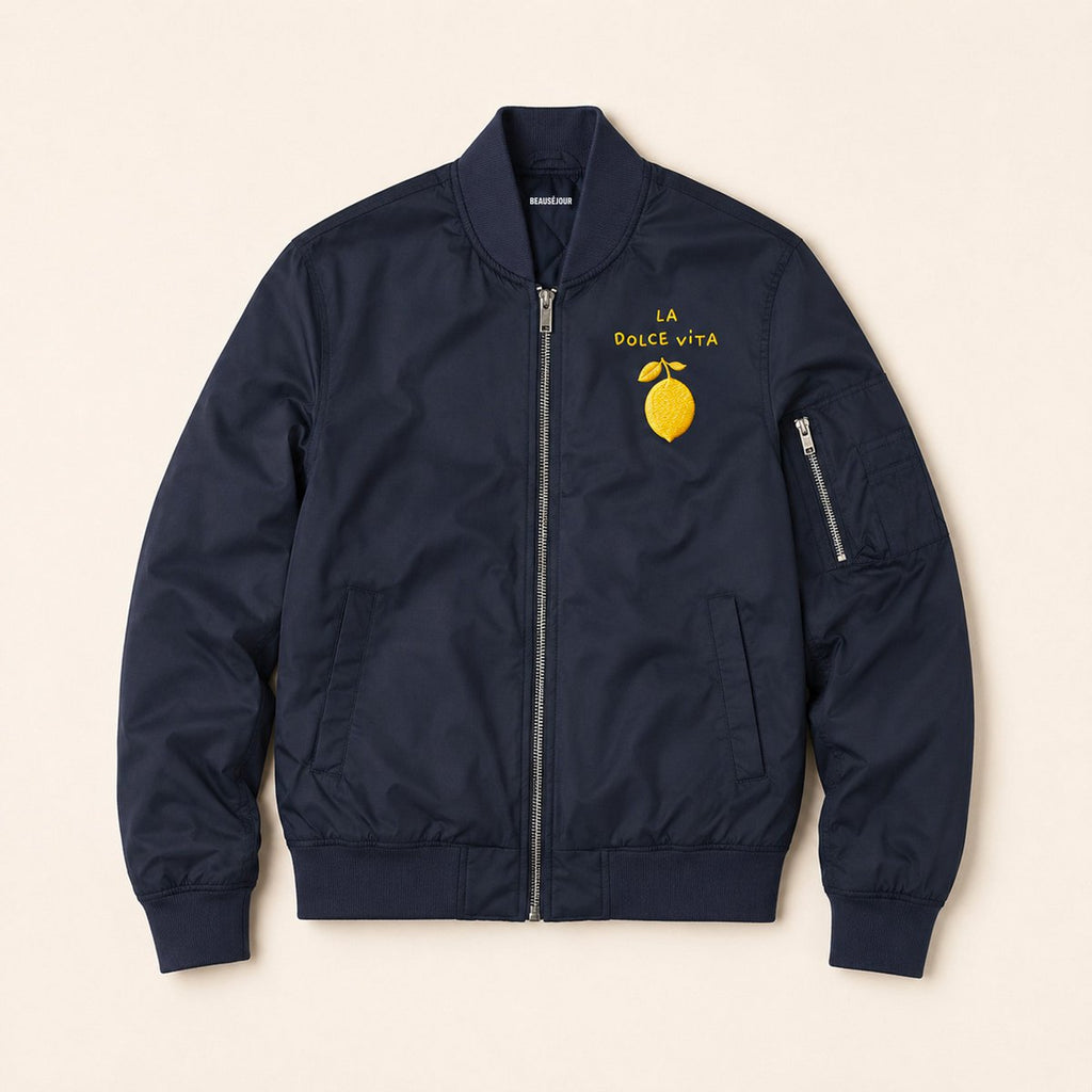 La Dolce Vita Citron Bomberjacke – Beauséjour® | Recyceltes Polyester