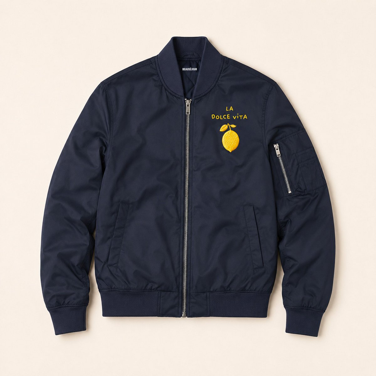 La Dolce Vita Citron Bomberjacke – Beauséjour® | Recyceltes Polyester