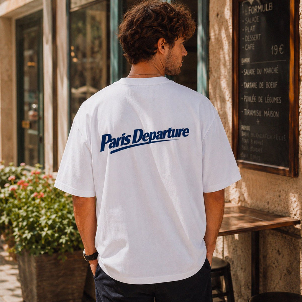 Paris Departure Boxy T-Shirt | Bio-Baumwolle | Beauséjour®