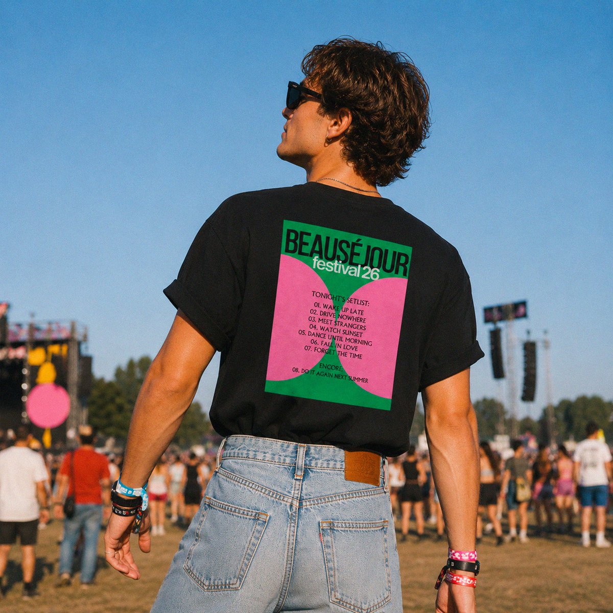 Tonight's Setlist Boxy T-Shirt | Beauséjour® | Oversized