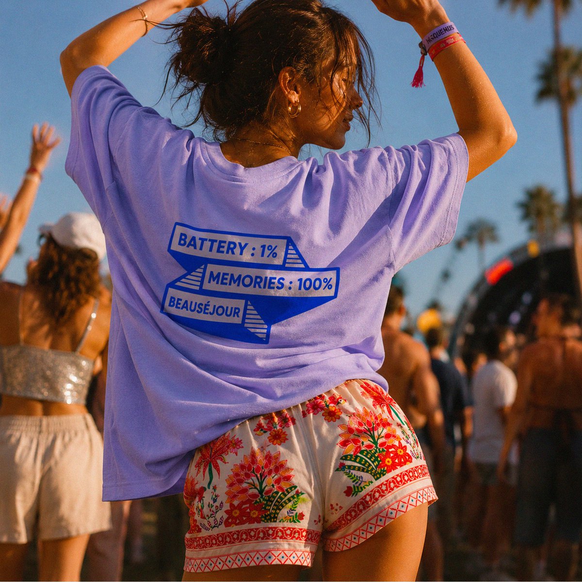 100 % Erinnerungen Boxy T-Shirt | Oversized Premium | Beauséjour®