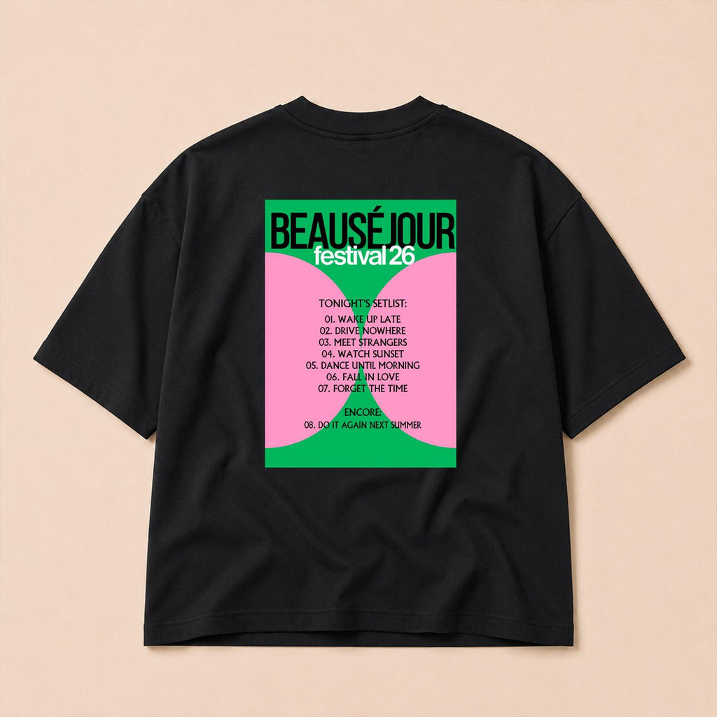 Tonight's Setlist Boxy T-Shirt | Beauséjour® | Oversized