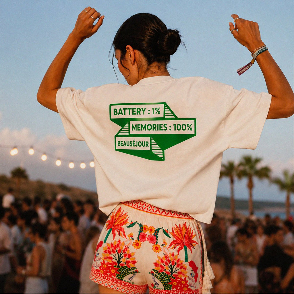 100 % Erinnerungen Boxy T-Shirt | Premium Oversized | Beauséjour®