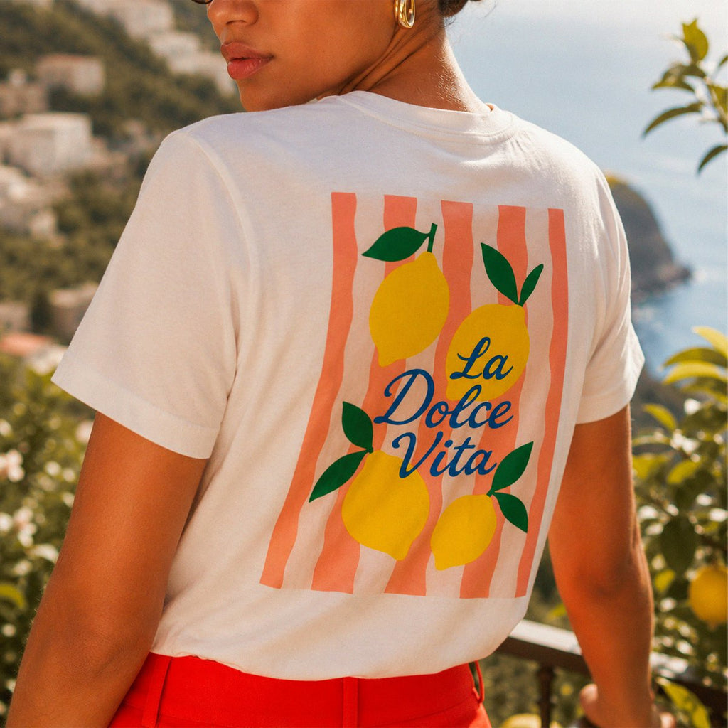 La Dolce Vita Citron T-Shirt | Bio-Baumwolle | Beauséjour®