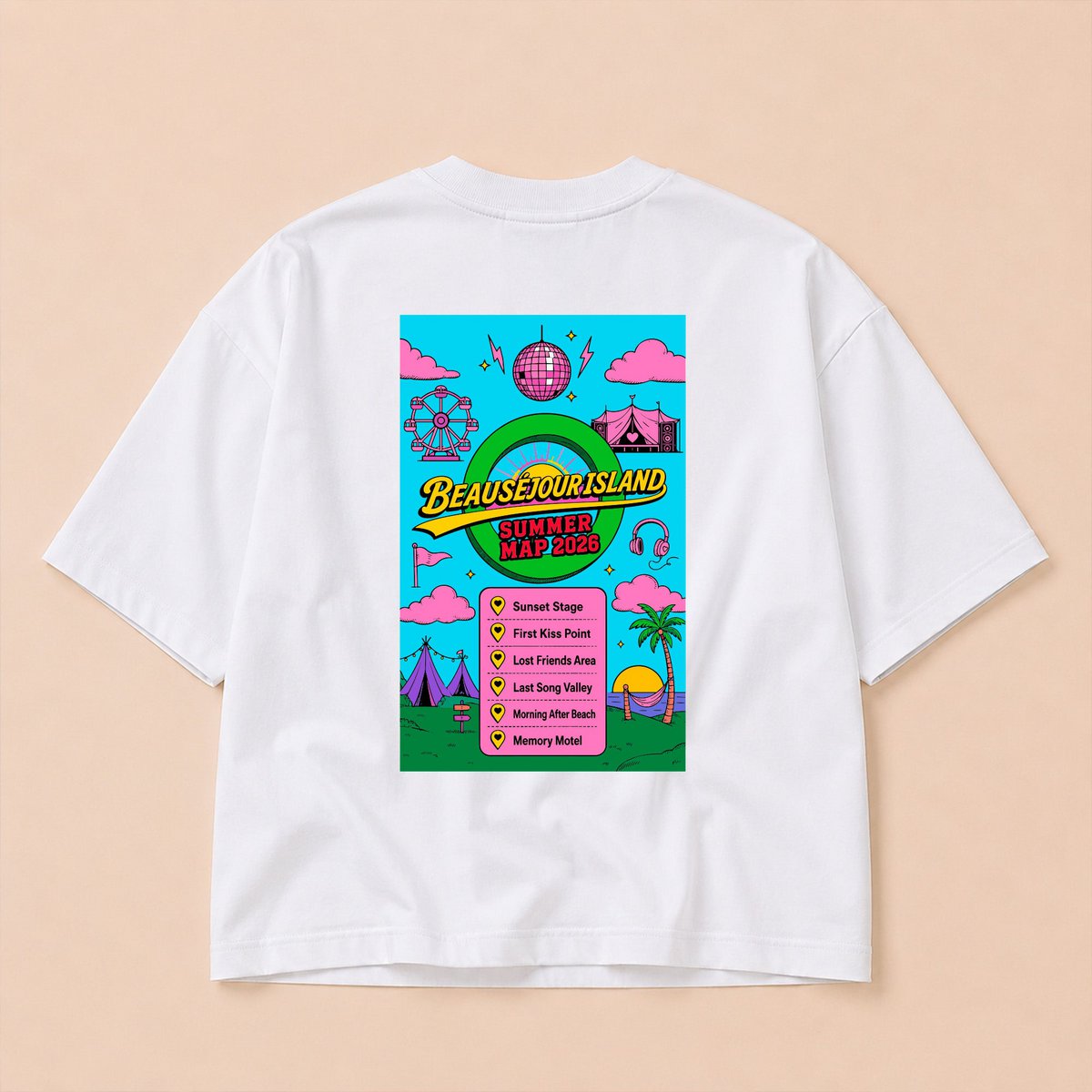 T-shirt Boxy Summer Map 2026