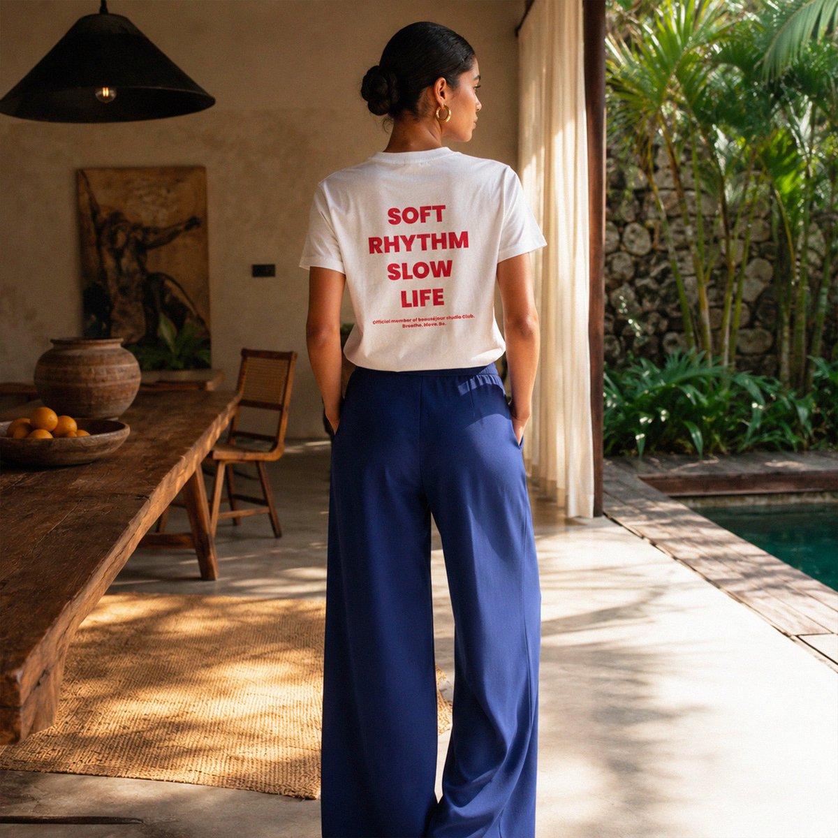 Soft Rhythm Yoga T-Shirt | Bio-Baumwolle 180 g/m² | Beauséjour®