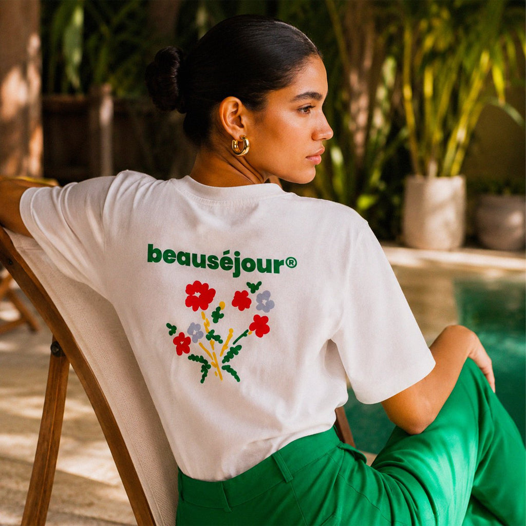 Flower T-Shirt | Bio-Baumwolle 180 g/m² | Beauséjour®