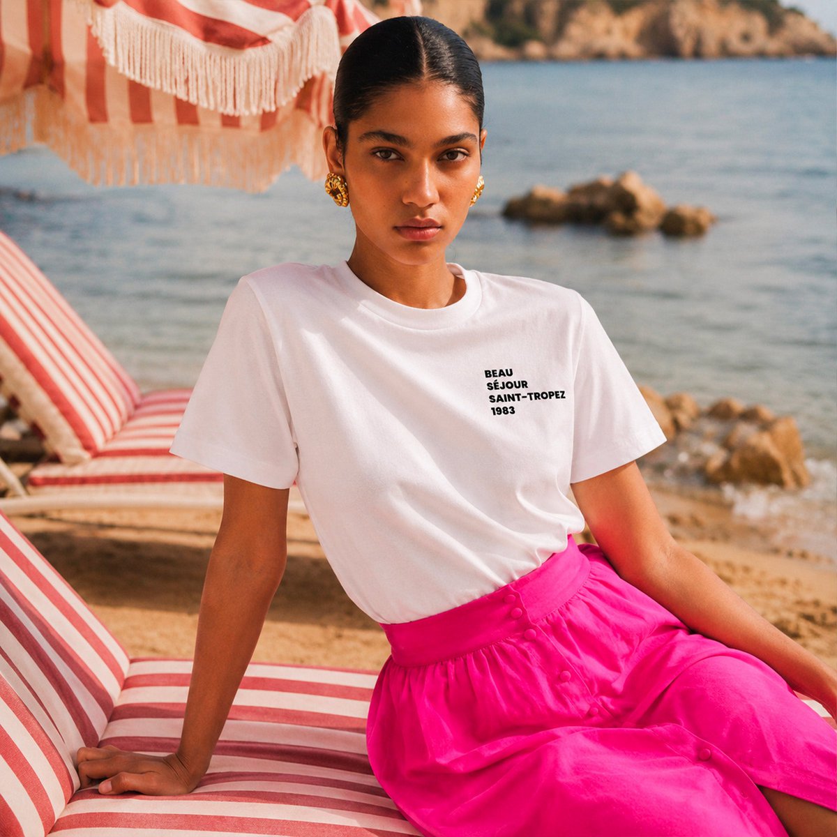 Beau Beauséjour Saint-Tropez T-Shirt | Bio-Baumwolle