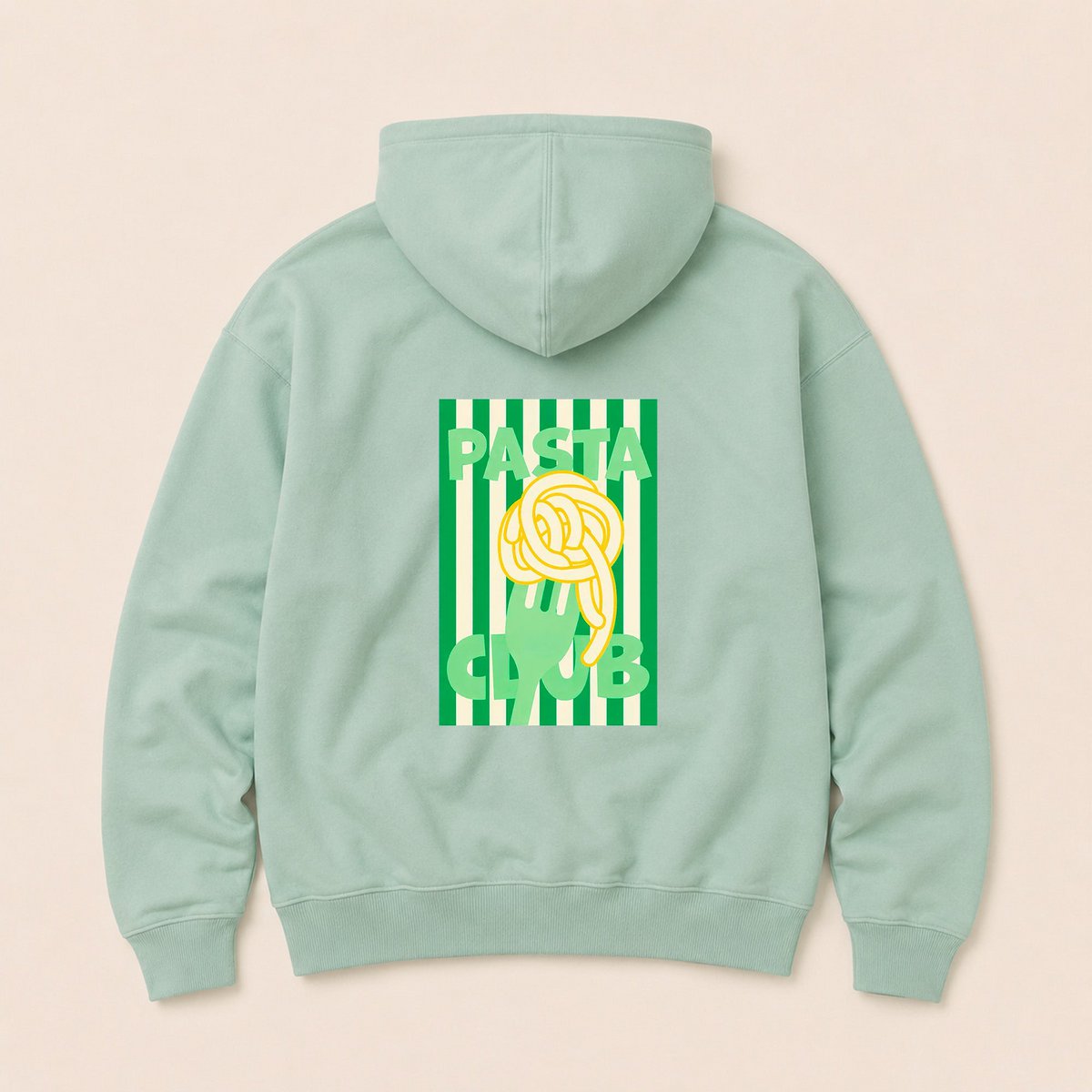 Pasta Club Hoodie Aloe | Bio-Baumwolle Premium | Beauséjour®