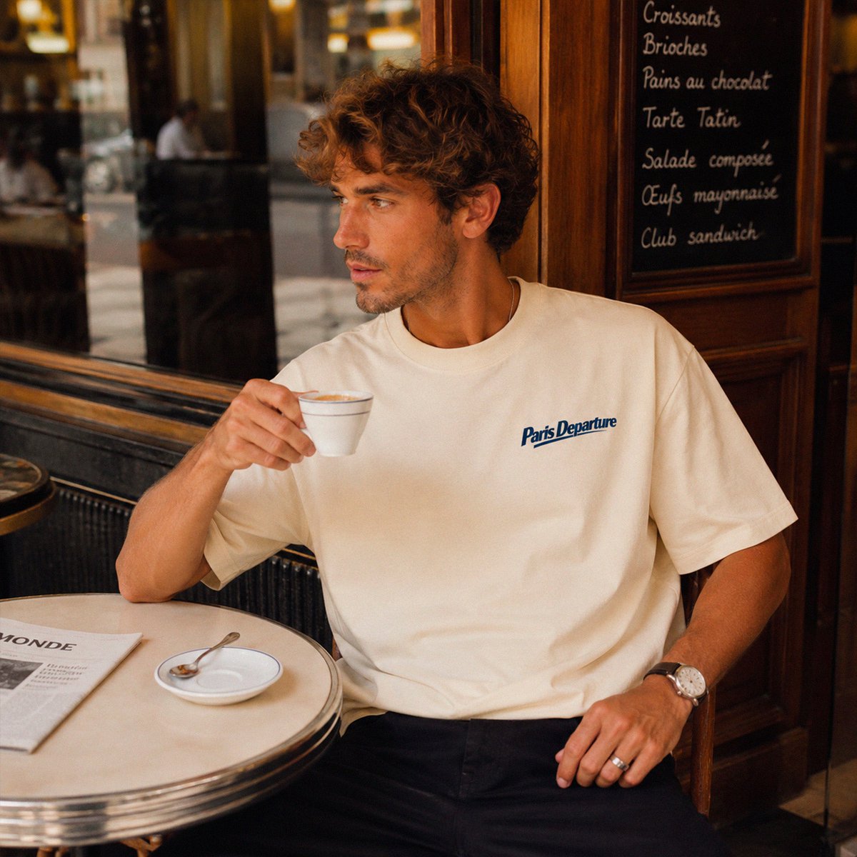 Paris Departure Boxy T-Shirt | Bio-Baumwolle | Beauséjour®