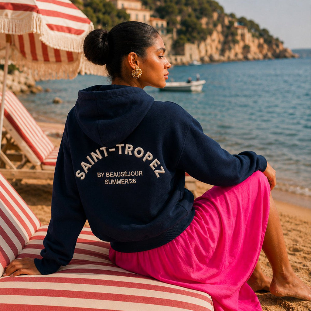 Saint-Tropez Kapuzenpullover | Premium Hoodie aus Bio-Baumwolle | Beauséjour®