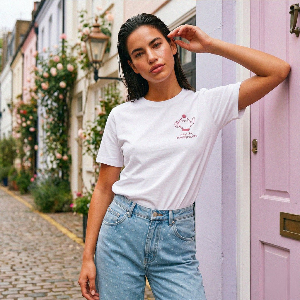 Slow Tea T-Shirt aus Bio-Baumwolle | Beauséjour®