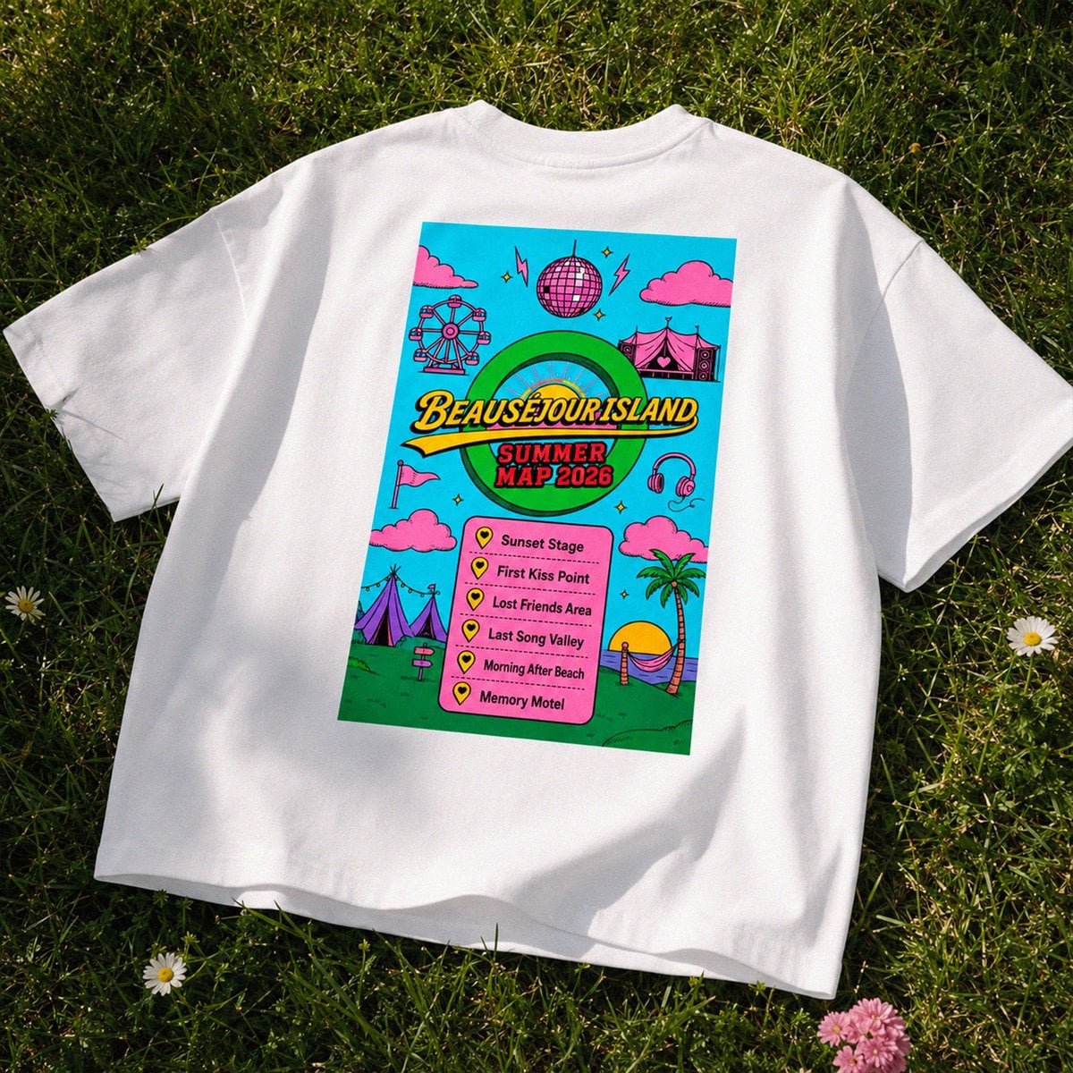 T-shirt Boxy Summer Map 2026