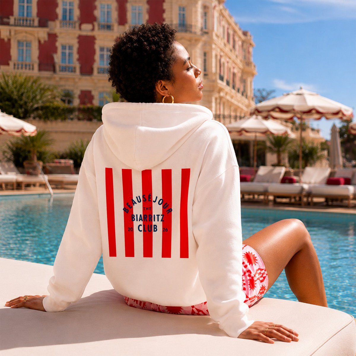 Biarritz Club Hoodie | Bio-Baumwolle Premium | Beauséjour®