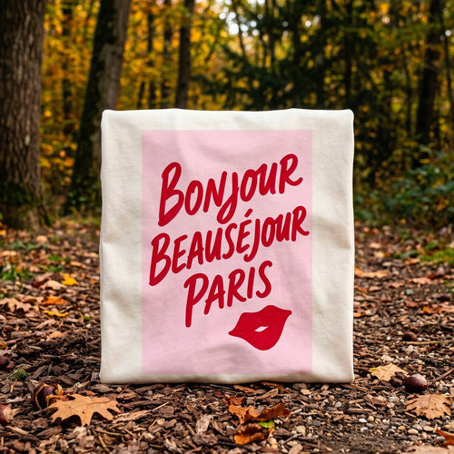 Bonjour Beauséjour Paris T-Shirt aus Bio-Baumwolle | Unisex