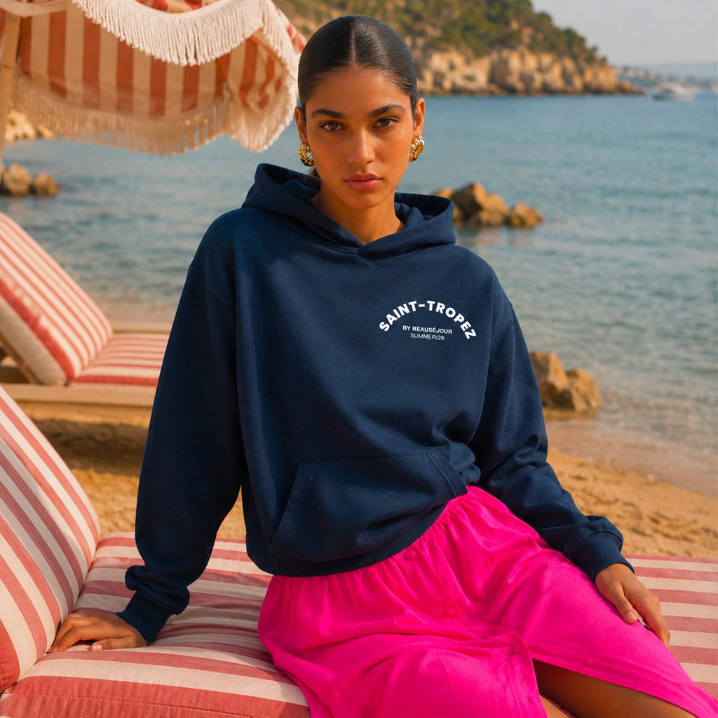 Saint-Tropez Kapuzenpullover | Premium Hoodie aus Bio-Baumwolle | Beauséjour®