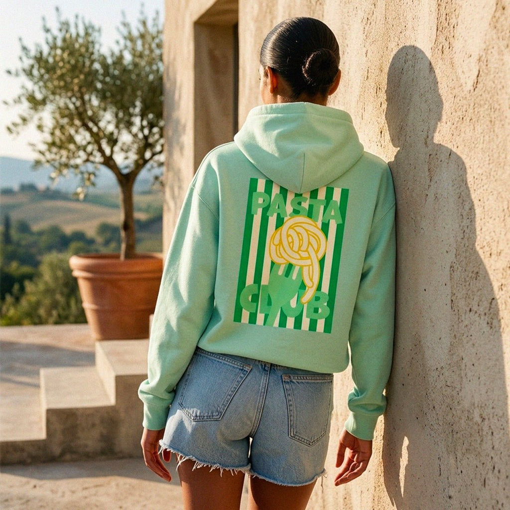 Pasta Club Hoodie Aloe | Bio-Baumwolle Premium | Beauséjour®
