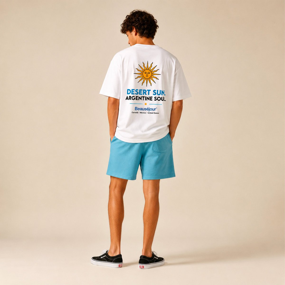 Argentinien T-Shirt WM 2026 | 280 g/m² Bio-Baumwolle | Beauséjour®