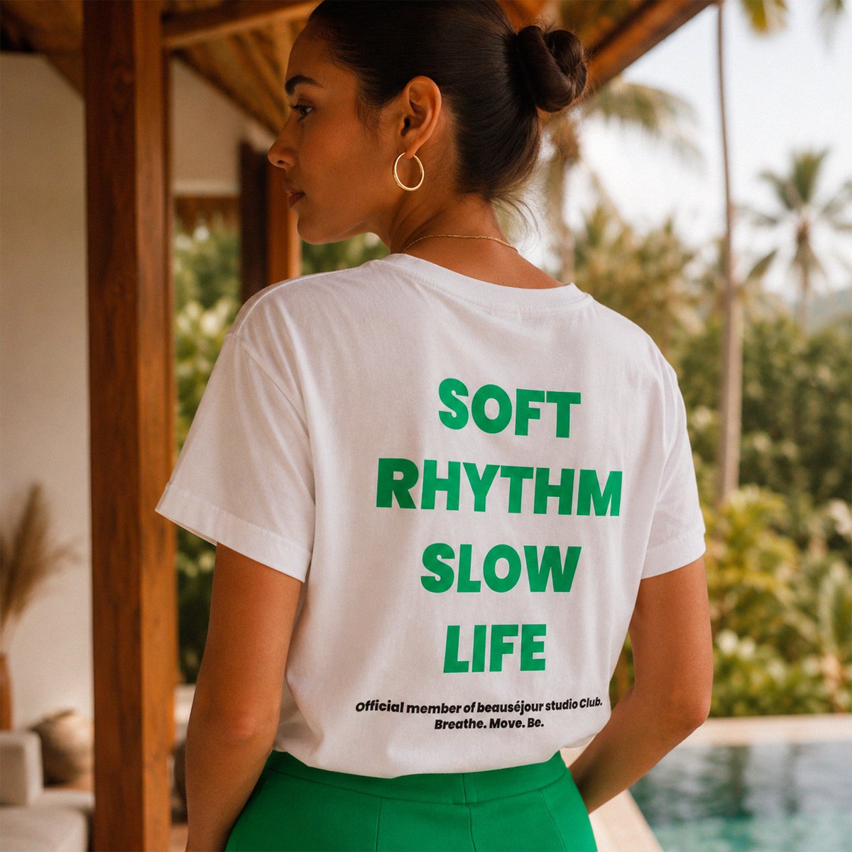 Soft Rhythm Yoga T-Shirt | Bio-Baumwolle | Beauséjour®