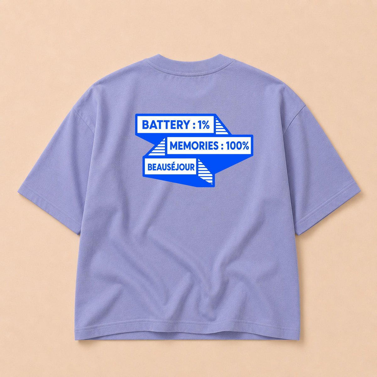 100 % Erinnerungen Boxy T-Shirt | Oversized Premium | Beauséjour®