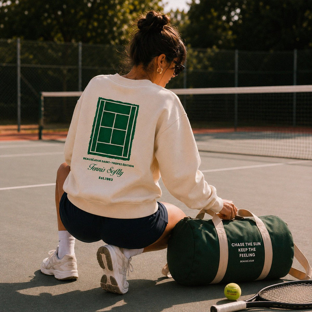 Tennis Sweatshirt | Bio-Baumwolle Premium | Beauséjour®