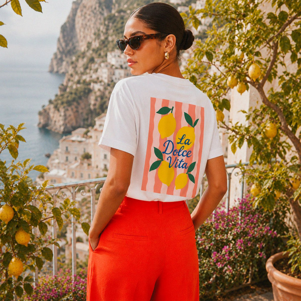 La Dolce Vita Citron T-Shirt | Bio-Baumwolle | Beauséjour®