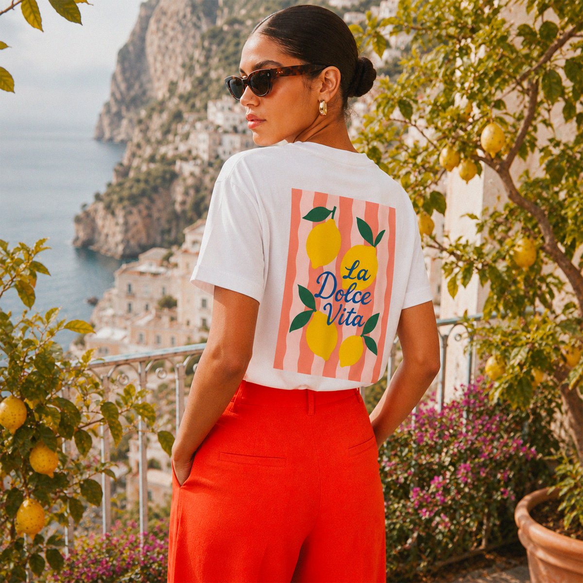 La Dolce Vita Citron T-Shirt | Bio-Baumwolle | Beauséjour®