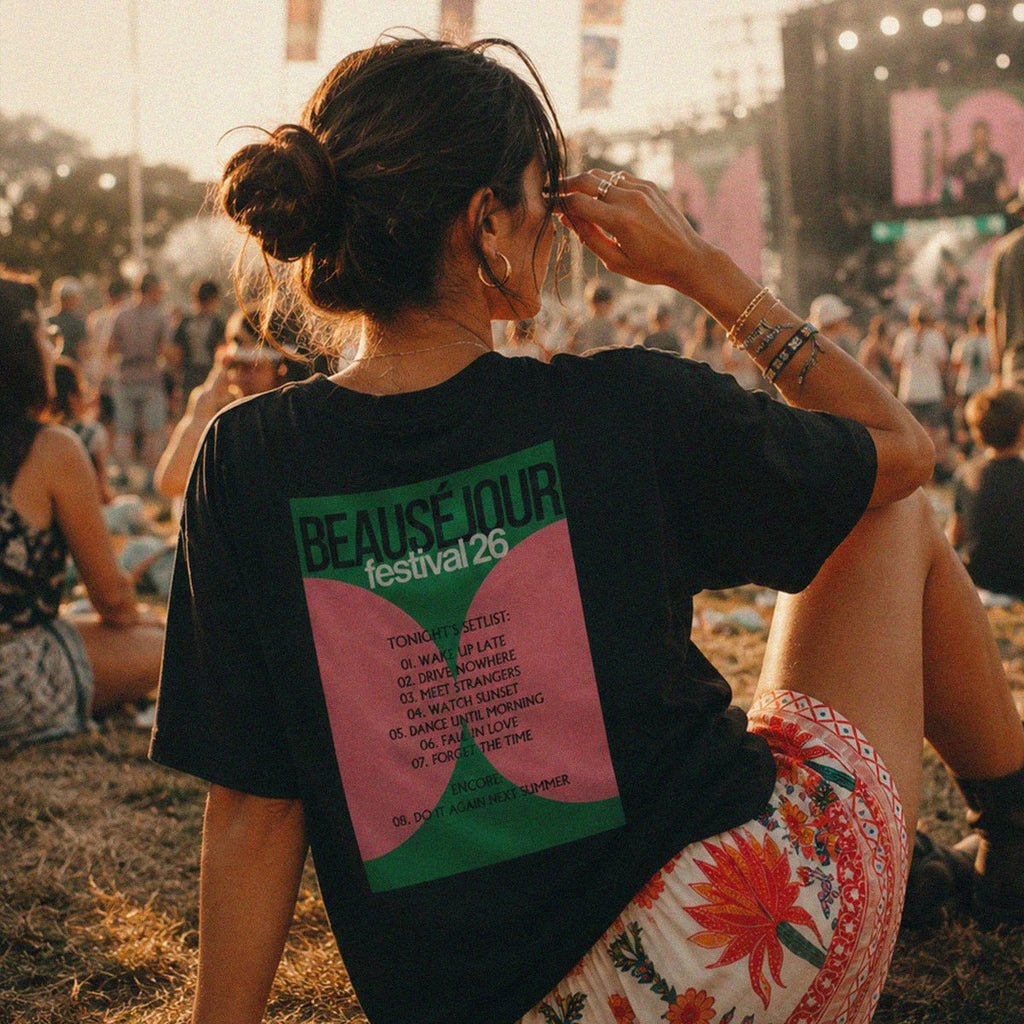 Tonight's Setlist Boxy T-Shirt | Oversized Premium | Beauséjour®