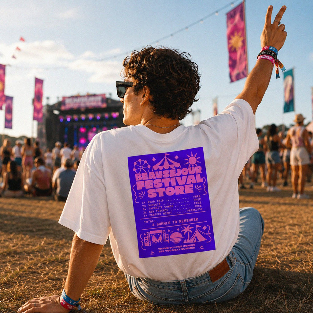 Festival Store Ticket T-Shirt | Boxy Fit | Beauséjour®