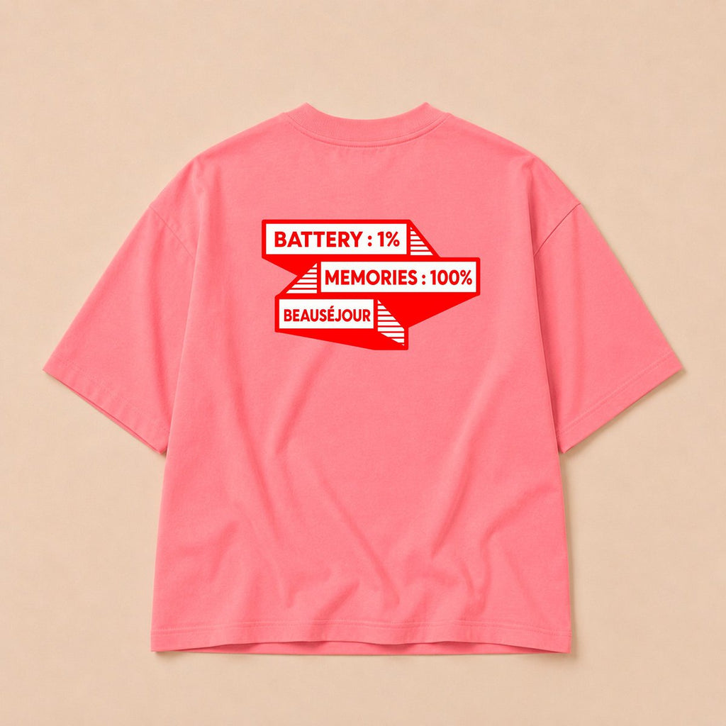 100 % Erinnerungen Boxy T-Shirt | Oversized Premium | Beauséjour®