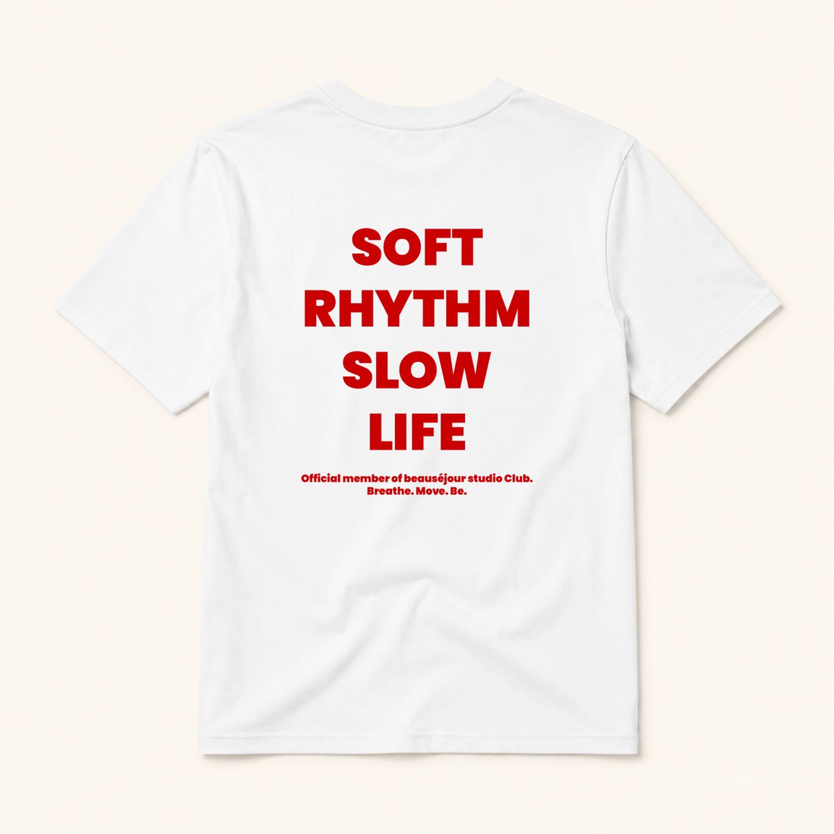 Soft Rhythm Yoga T-Shirt | Bio-Baumwolle 180 g/m² | Beauséjour®