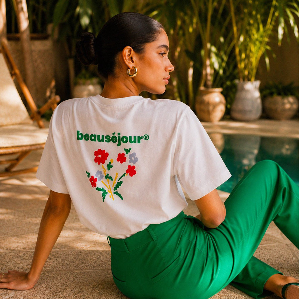 Flower T-Shirt | Bio-Baumwolle 180 g/m² | Beauséjour®